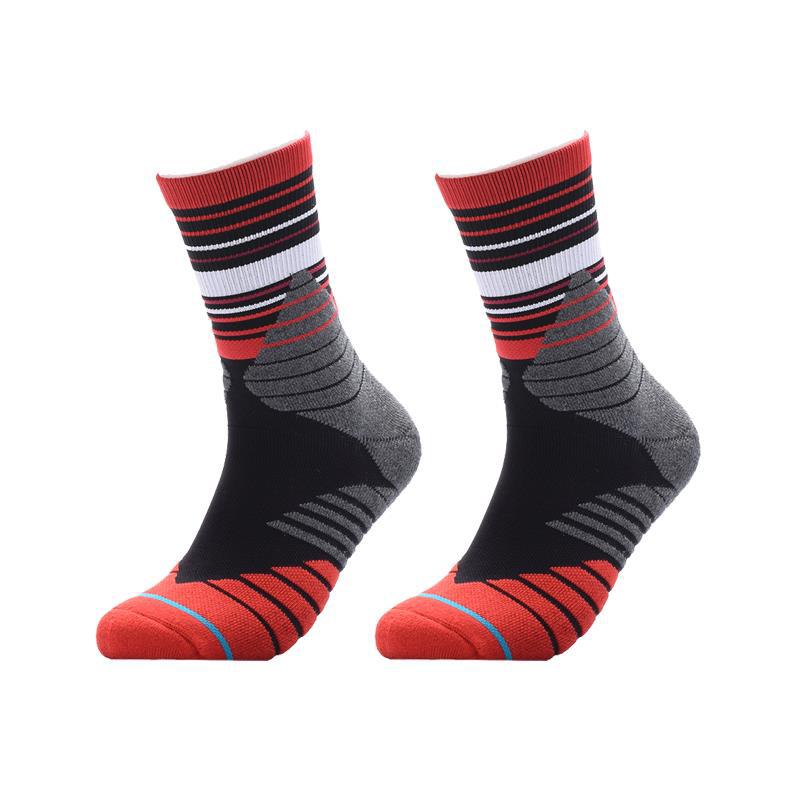 Outdoor Sports Professional Trainer Socks Breathable Absorbent Towel Bottom Anti Slip Ankle Compression Socks